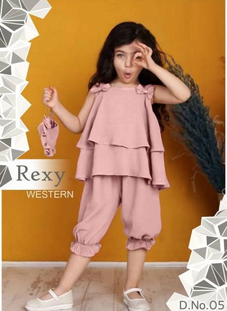 Baby Pink REXY Girls New Western Wear Fancy Designer Kids Colletion REXY 5